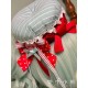 Twin Bears Take A Bite Of Cake Green&Red JSK and Salopette(1st Pre-Order/Full Payment Without Shipping)